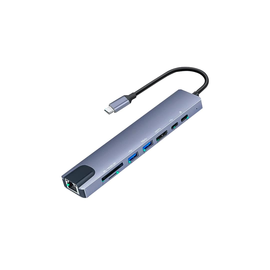 Adaptador USB-C Multifuncional 8 em 1 (HDTV)